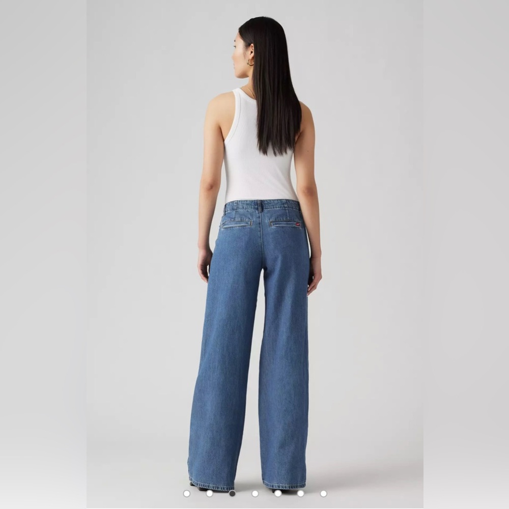 Levi's® Premium XL CHINO WOMEN'S JEANS in Big Yikes - Medium Wash - Picture 5 of 9